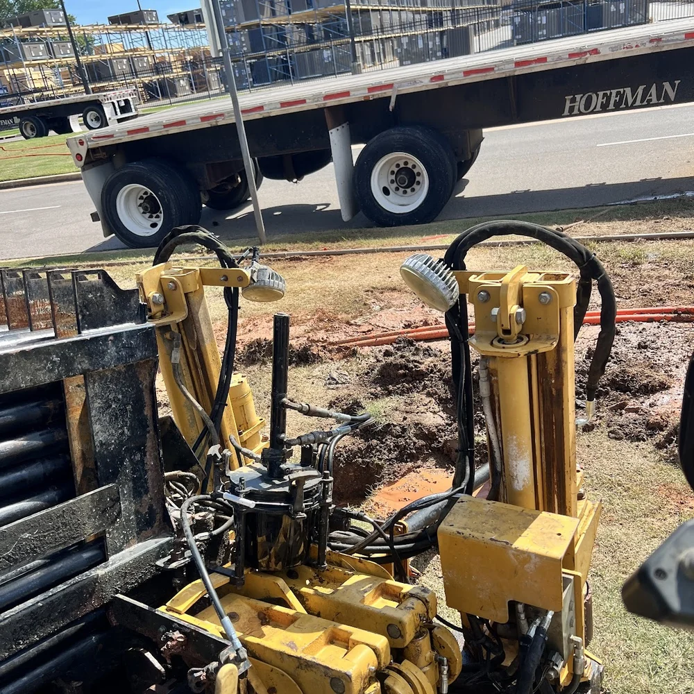 Precision directional water meter bore in Dallas by Dallas HDD Contractors